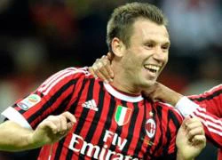 Cassano hạnh phúc bên vợ con