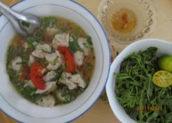 Chả cá mè vinh kho ngót - món lạ miền Tây