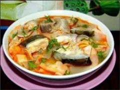 [Chế biến]- Lẩu cá lăng măng chua