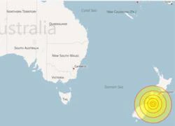 Động đất rung chuyển New Zealand