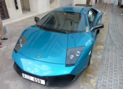 Lamborghini Murcielago xanh ngọc ở Dubai