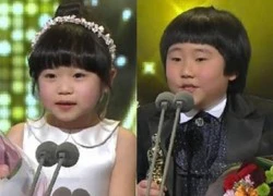 Ngắm 2 sao nhí tỏa sáng tại MBC Drama Awards 2011