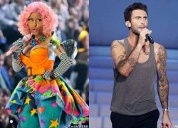 Nicki Minaj, Maroon 5, Kanye diễn bên dàn người mẫu nội y