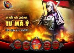 Thiên Hạ Online tung máy chủ Tư Mã Ý lấy lòng game thủ