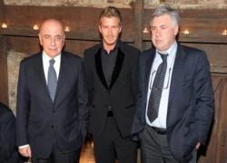 Tranh giành bản quyền hình ảnh của Beckham, Ancelotti