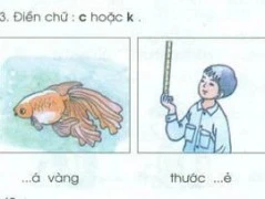 Trẻ lớp 1 toát mồ hôi&#8230; vẽ chữ