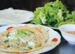 Bánh xèo tôm nhảy