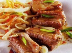 [Chế biến]- Đón tết với sườn non kho dưa món