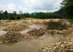 Hà Giang: Lập lại trật tự khu khai thác vàng "lậu"