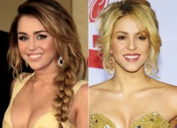 Miley và Shakira chuẩn bị song ca làm từ thiện?