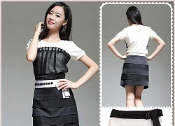 Style thanh lịch cho ngày làm việc đầu năm .