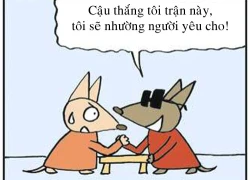 Vật tay giành bạn gái