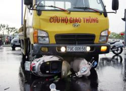 Xe cứu hộ đâm hai bà cháu gần hầm Thủ Thiêm