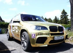 BMW X5 M mạ vàng ở Đức