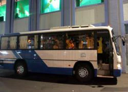 Chiếc xe bus xấu số sau sự cố sân Thống Nhất