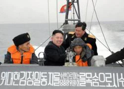 Đại tướng Kim Jong-un thị sát các đơn vị hải quân