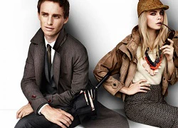 Eddie Redmayne với Burberry xuân hè