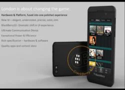 Hình ảnh đầu tiên về BlackBerry 10