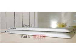 iPad 3 dày hơn phiên bản cũ hơn 1 mm