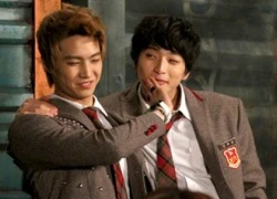 JB cực tình tứ với... Jin Woon trên phim trường "Dream High 2"