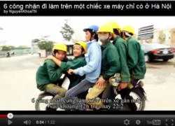 "Làm xiếc" trên một chiếc xe