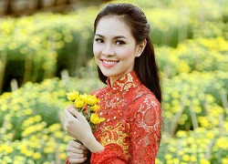 Miss Kim Phượng rạng rỡ cùng áo dài bốn mùa