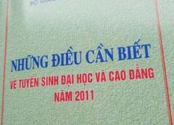 Ngừng in cuốn cẩm nang tuyển sinh