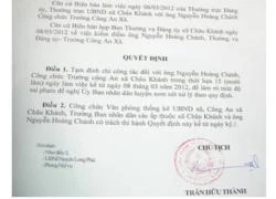 Đình chỉ công tác trưởng công an xã nổ súng đuổi dân