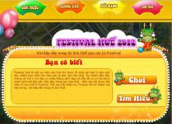 Game mới dành riêng cho Festival Huế 2012