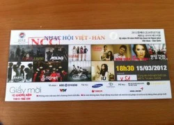 Làm cách nào để xác định vé thật giả của Kpop concert 15/3?