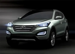 Lộ ảnh nội thất Hyundai Santa Fe thế hệ mới