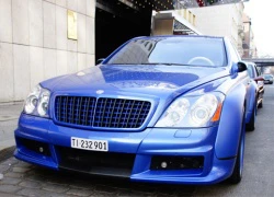 Maybach 57S độ xanh toàn thân