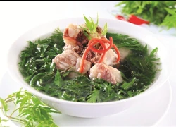 Canh sườn lá đinh lăng