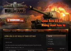 World of Tanks Việt Nam đã cho tải về và đăng ký