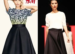 Đỗ Mạnh Cường 'mượn' váy H&M diễn Elle Show?