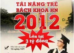 Học bổng Tài năng trẻ Bách Khoa Hà Nội 2012