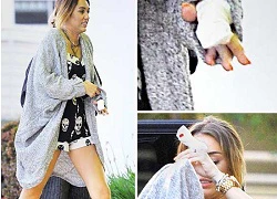 Miley Cyrus bị đứt tay khi nấu ăn cho bạn trai