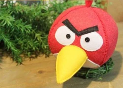 Ngộ nghĩnh chú chim Angry Bird nhồi bông mẹ làm cho bé