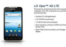 Smartphone LG Viper: Đặt trước với giá 100 USD