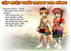 Thú vị trang phục Vua Hùng trong Hiệp Khách Online