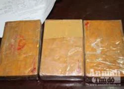 Bắt đối tượng vận chuyển 3 bánh heroin