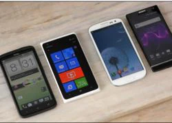 Bốn smartphone đẹp nhất đầu năm 2012 tại VN đọ dáng