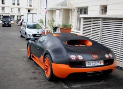 Bugatti Veyron bản kỷ lục thế giới xuống phố