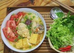 [Chế biền]-Bún riêu tôm thịt