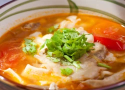 [Chế biến]-Canh nấm cà chua