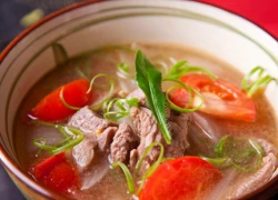 [Chế biến]-Canh thịt bò cà chua