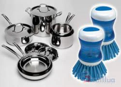 Combo 2 dụng cụ chùi rữa xoong chảo giá chỉ còn 49.000đ, bền và chắc chắn, tiện dụng trong mọi hoàn cảnh, rửa sạch mọi vết bẩn.