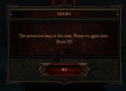 Hài hước với thông báo lỗi quá tải server trong Diablo III