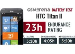 HTC Titan II chỉ hoạt động được 23 giờ