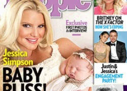 Jessica Simpson lần đầu khoe con gái